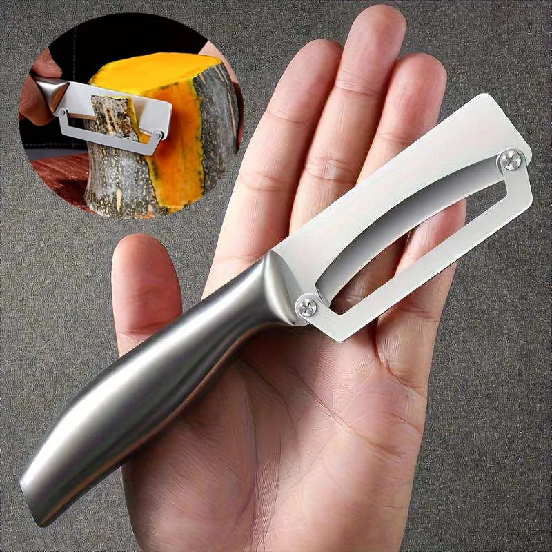Stainless Steel Flat Edge Peeler — Swuffy