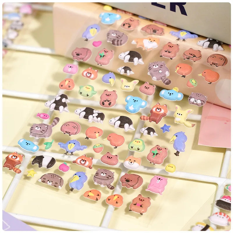 Foam Stereo Animal Stickers Cartoon — Swuffy