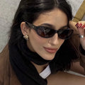 Plain Trendy Square Sunglasses Small — Swuffy