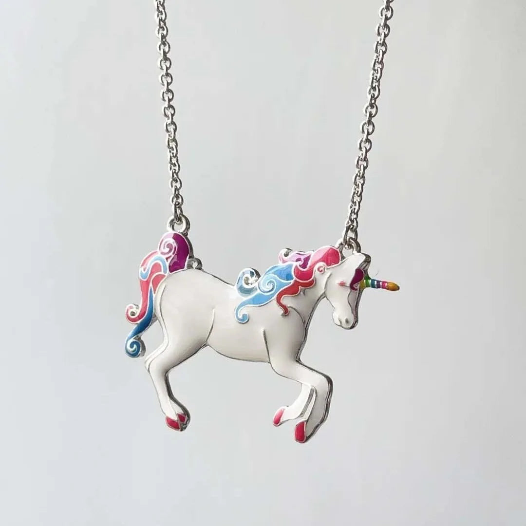 Unicorn Necklace Girls Unicorn Necklace — Swuffy