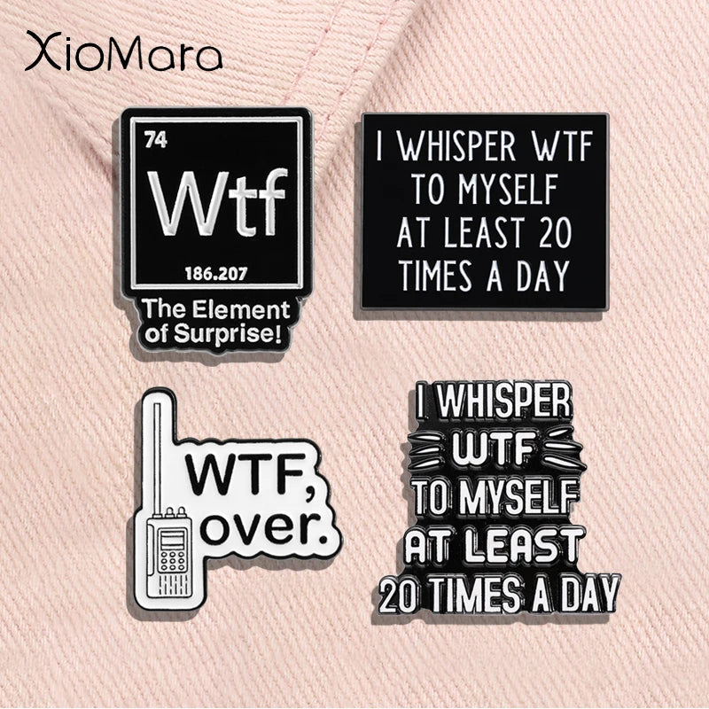 Chemical Element Enamel Pin — Swuffy