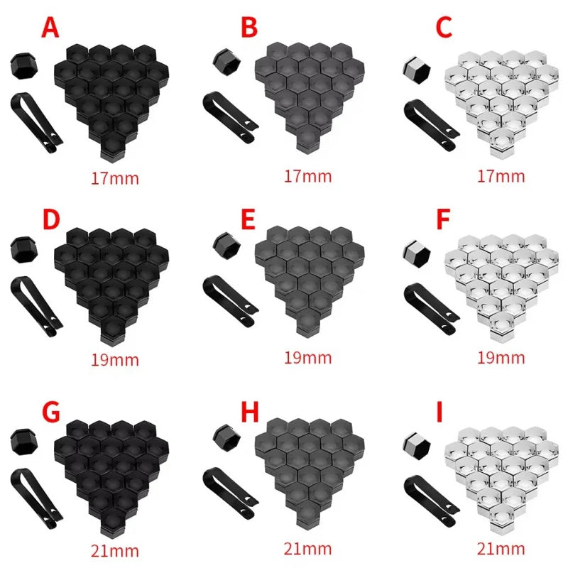 Car Wheel Lug Nut Covers (20pc) — Swuffy