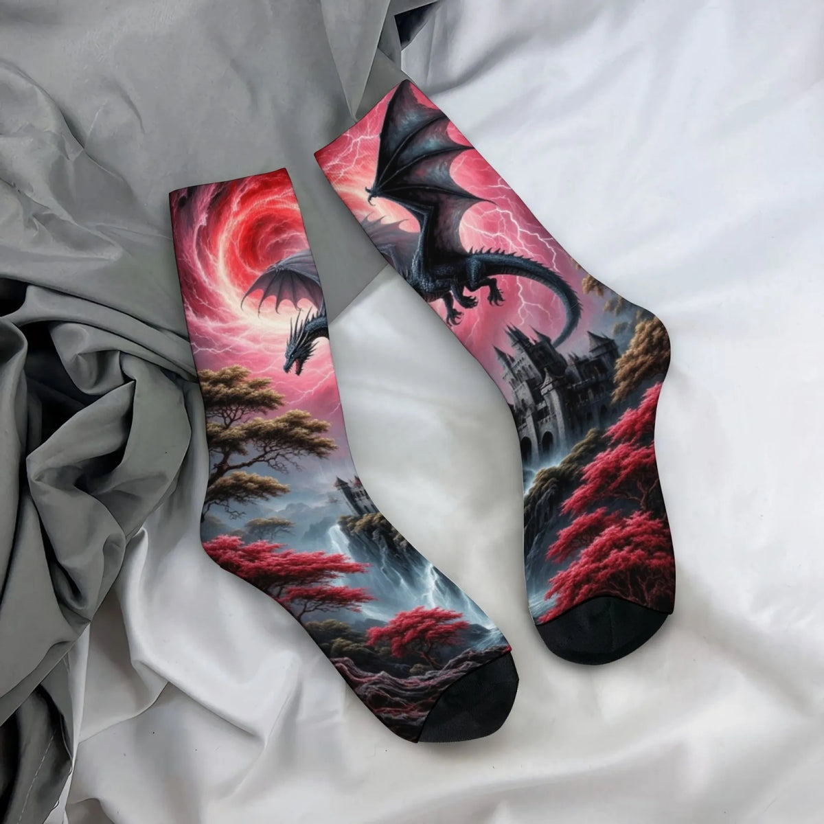 Mysterious Fantasy Dragon Socks Harajuku — Swuffy