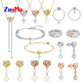 Charms Leaf Jewelry Trendy Fine — Swuffy