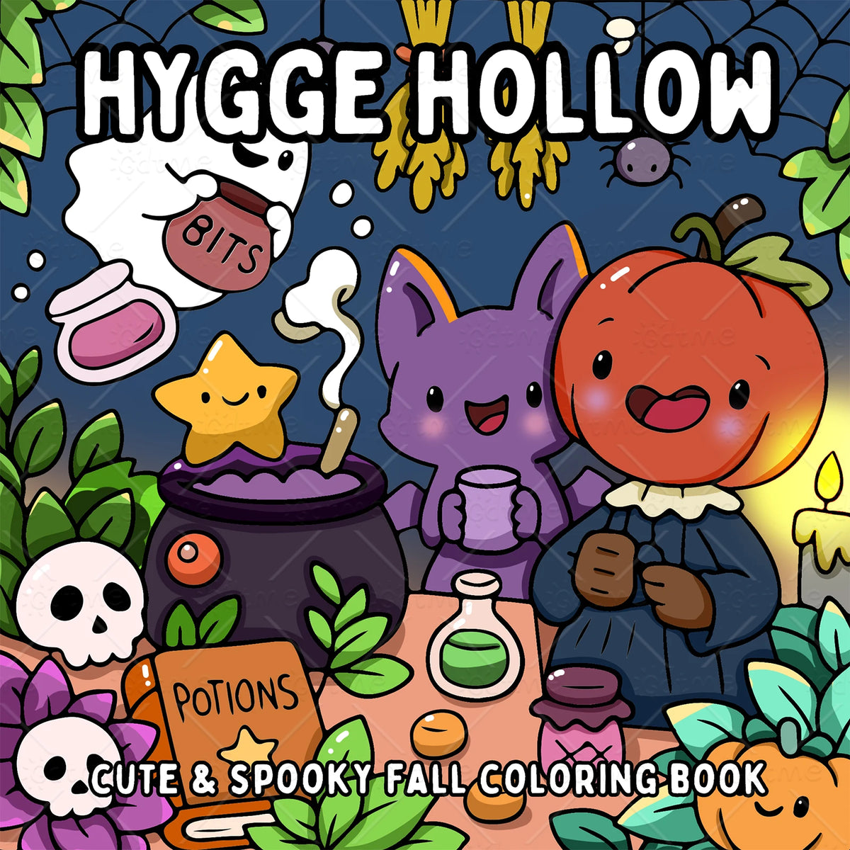Adult Coloring Book Lovely Creepy — Swuffy