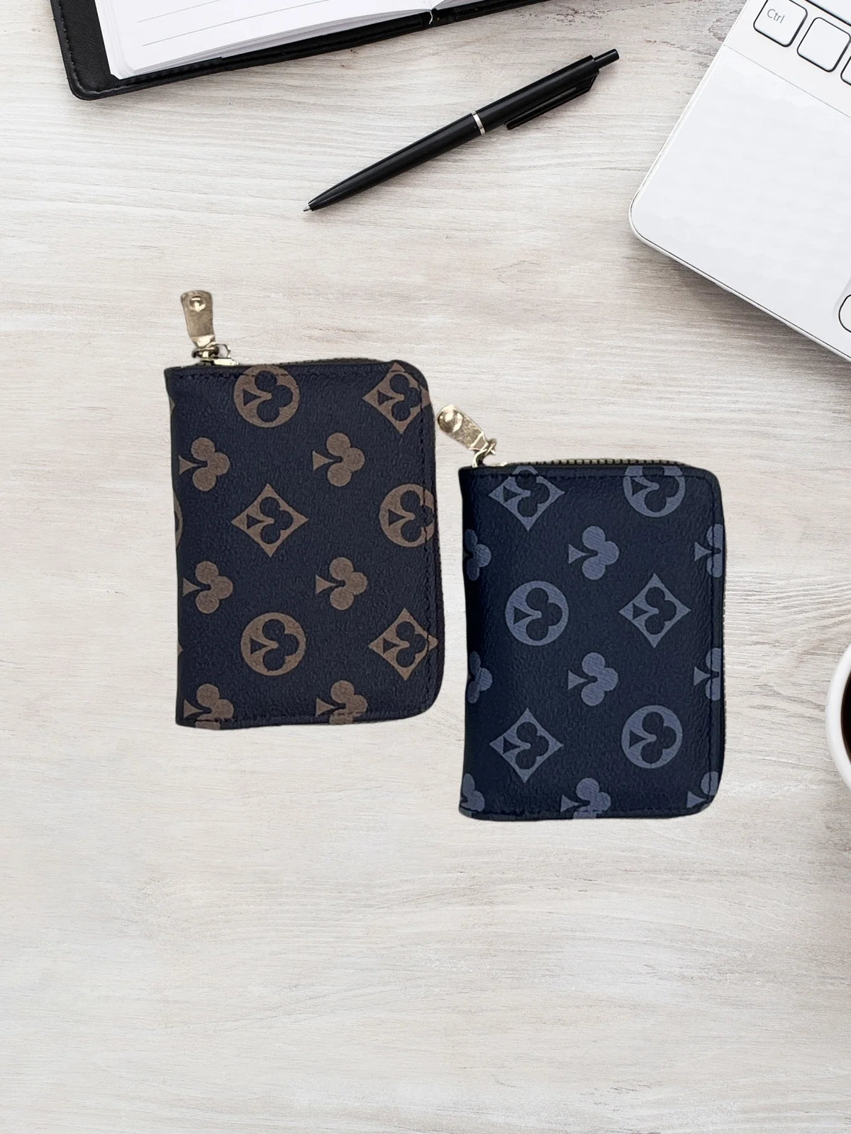 Card Holder Zipper Protable Wallet — Swuffy
