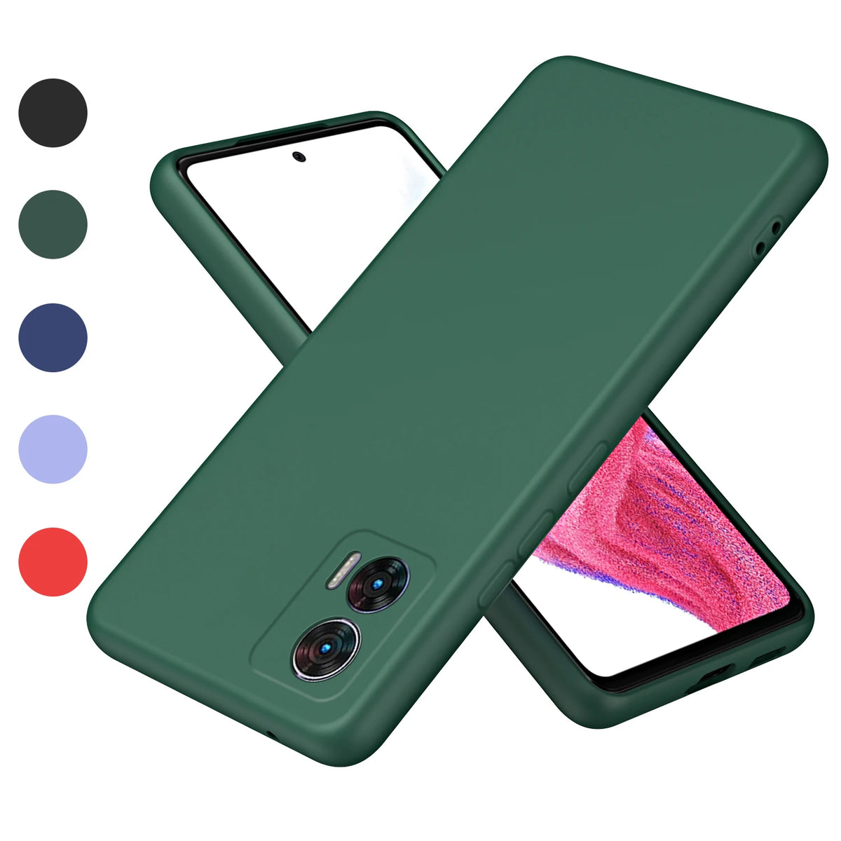 Solid Liquid Silicone Phone Back — Swuffy