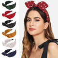 Retro Polka Dot Bow Headband — Swuffy