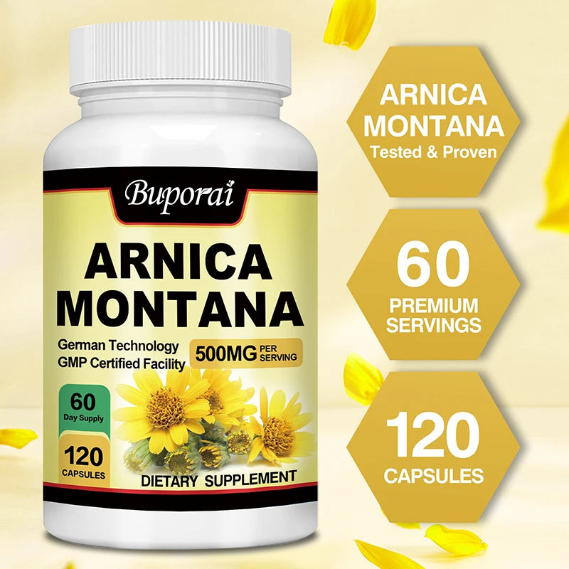 Arnica Montana Capsules Relieves Bruises — Swuffy