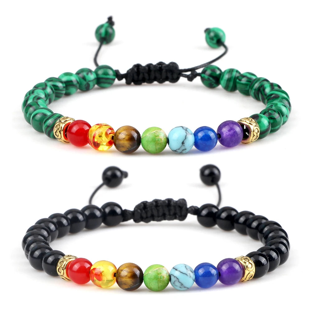 Chakra Beaded Bracelets Reiki Healing — Swuffy
