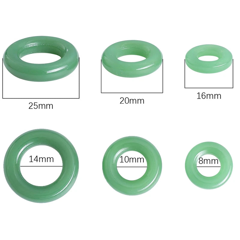 Glass Running Ring Beads Imitation — Swuffy