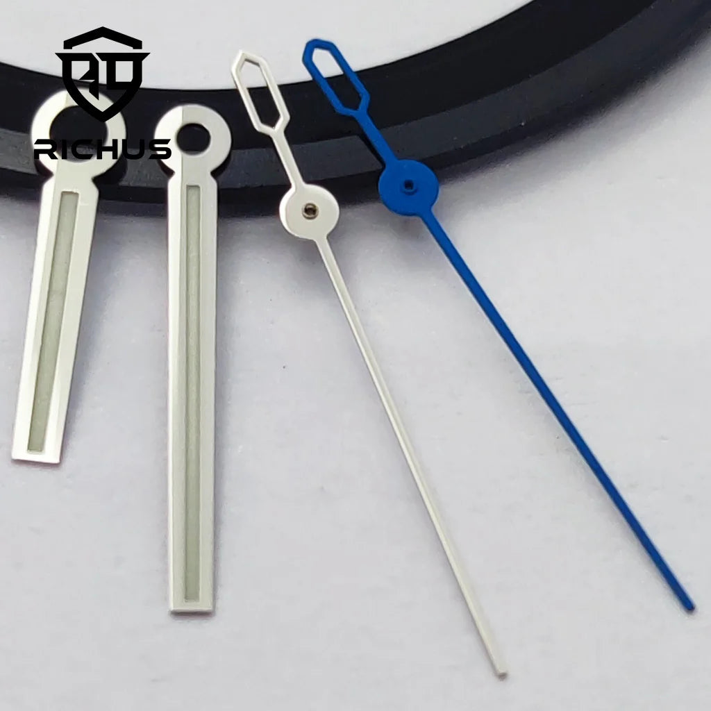 Richus Silver Watch Hands Blue — Swuffy