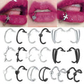Stainless Steel Shape Lip Ring — Swuffy