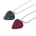 Guitar Pick Necklace Heart Ruby — Swuffy