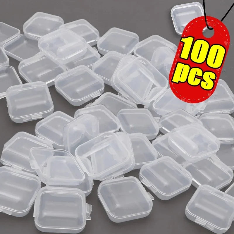 Plastic Square Jewelry Box Earrings — Swuffy