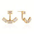 Delicate Zircon Stud Earrings — Swuffy