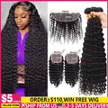 Human Hair Bundles Closure Burmese — Swuffy