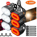 USB Rechargeable Bicycle Lights Bike — Swuffy