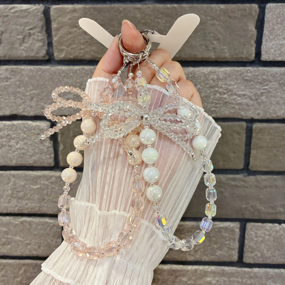 Rhinestone Bowknot Mobile Phone Lanyard — Swuffy