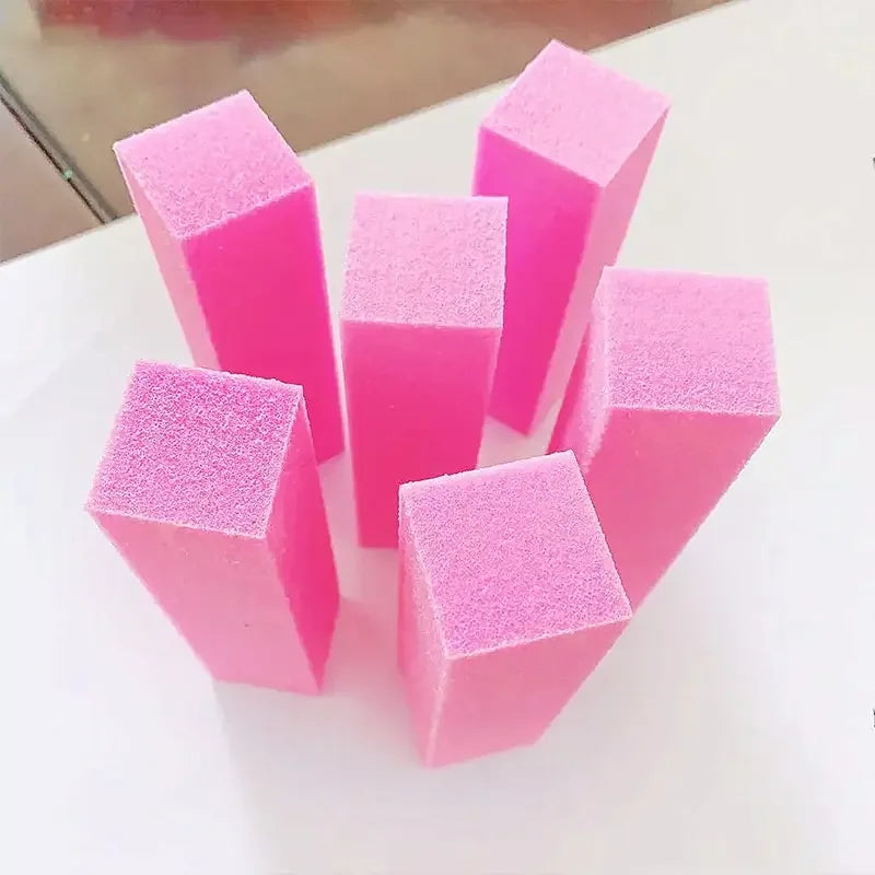 Nuvora Pink Buffing Sanding Files Block Pedicure Manicure — Nuvora