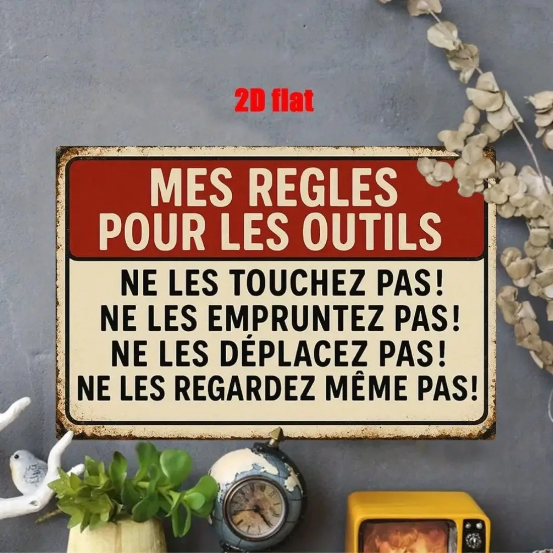 Classic French Workshop Metal Sign — Swuffy