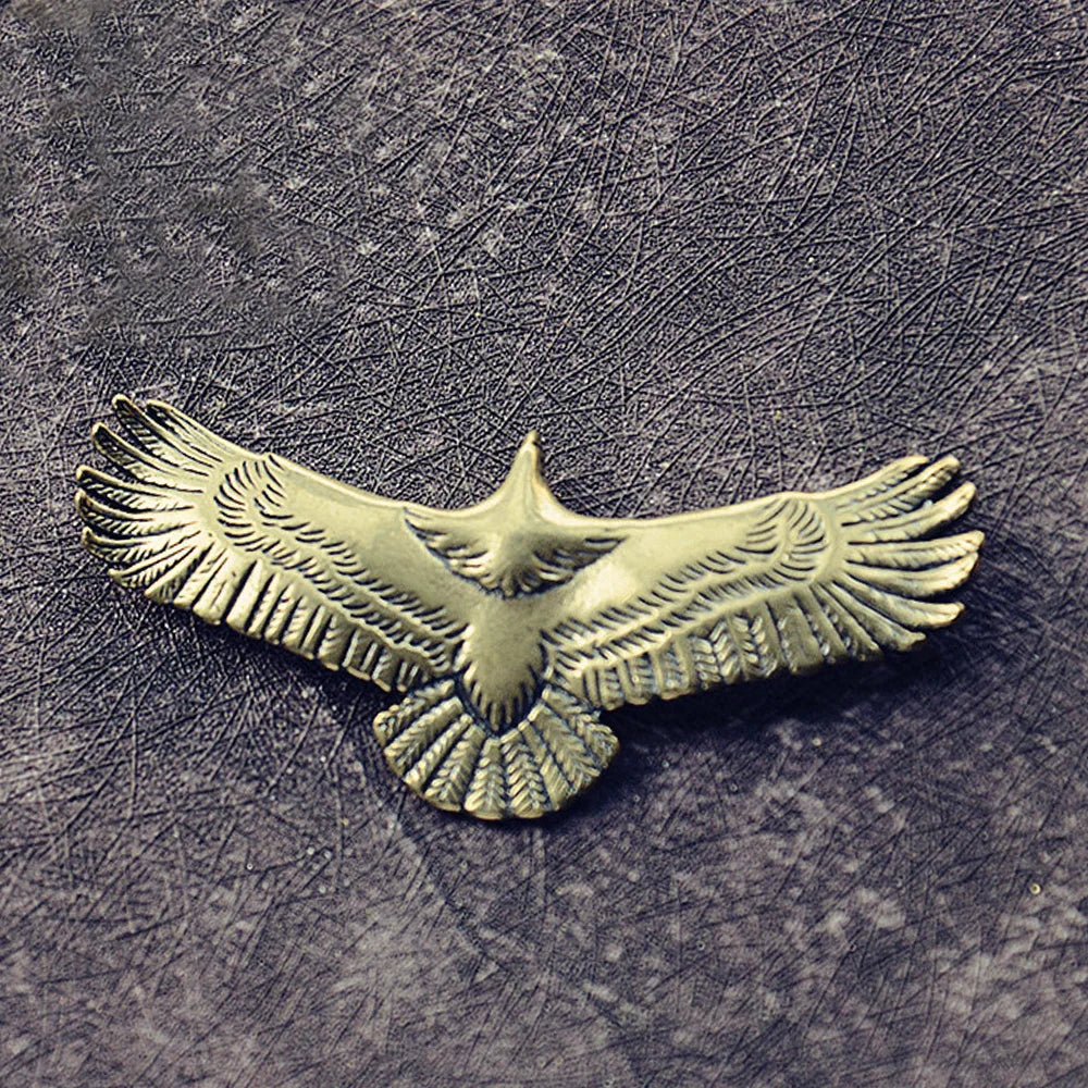Brass Soaring Eagle Statue Craft — Swuffy