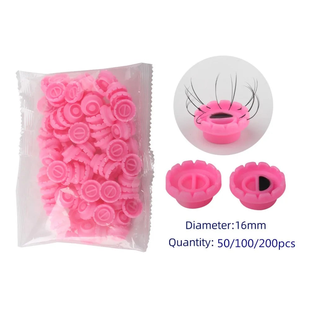 Disposable Eyelash Glue Holder White — Swuffy