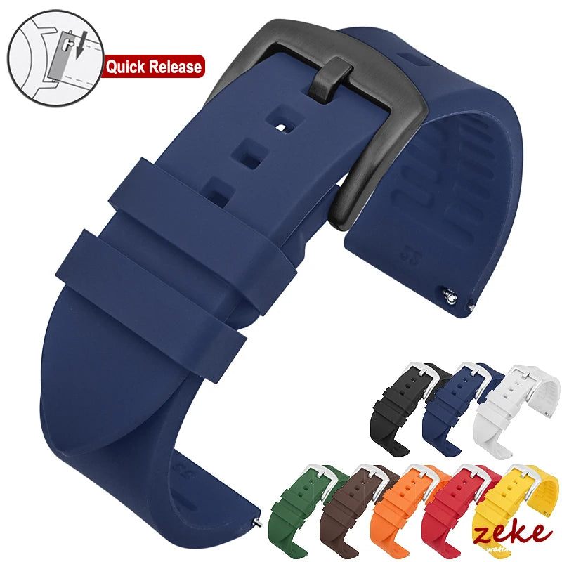 Rubber Silicone Watch Band Omega — Swuffy