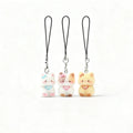 Flocking Animal Cat Pendant Keychain — Swuffy