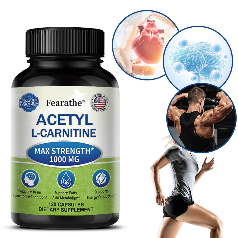 Potency Acetyl Carnitine Capsules Energy — Swuffy