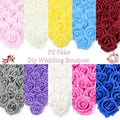 Artificial Bridal Bouquet Foam Rose — Swuffy
