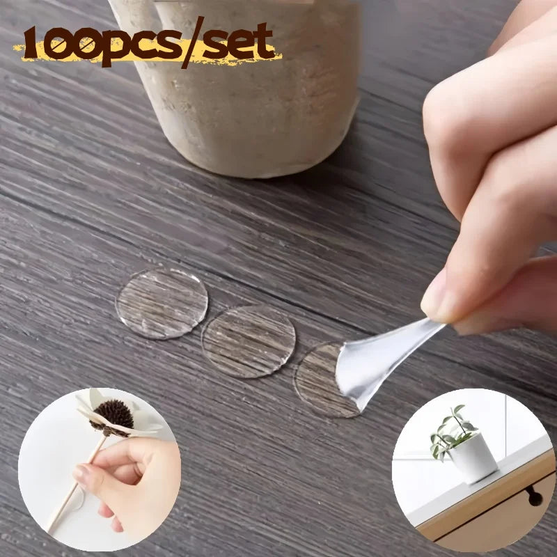 Double Sided Tape Adhesive Round — Swuffy