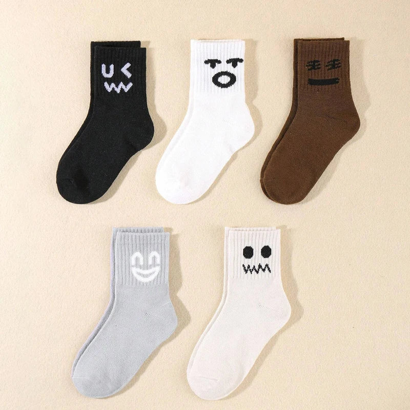 Emoji Patterned Socks Basic Children — Swuffy