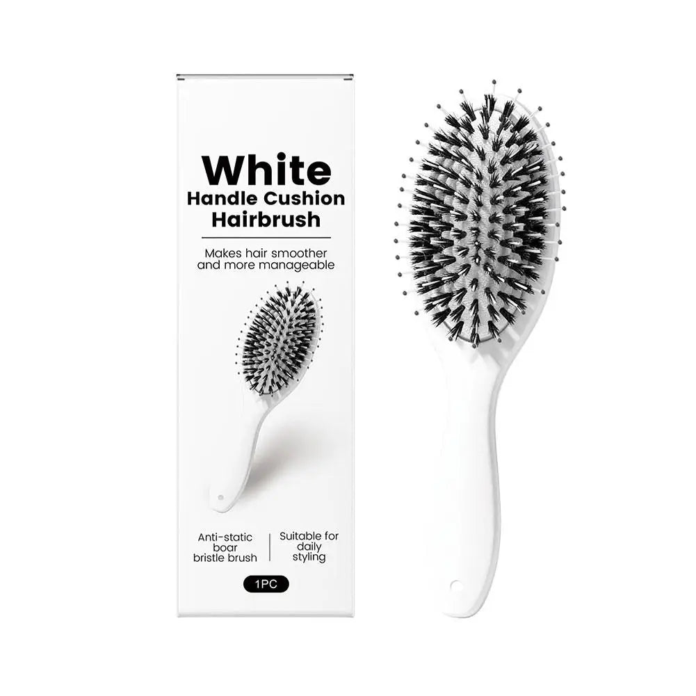 Boar Bristle Cushion Hair Brush — Swuffy
