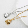 Nuvora Stainless Steel Heart-Shaped Pendant Necklace Metal Waterproof — Nuvora