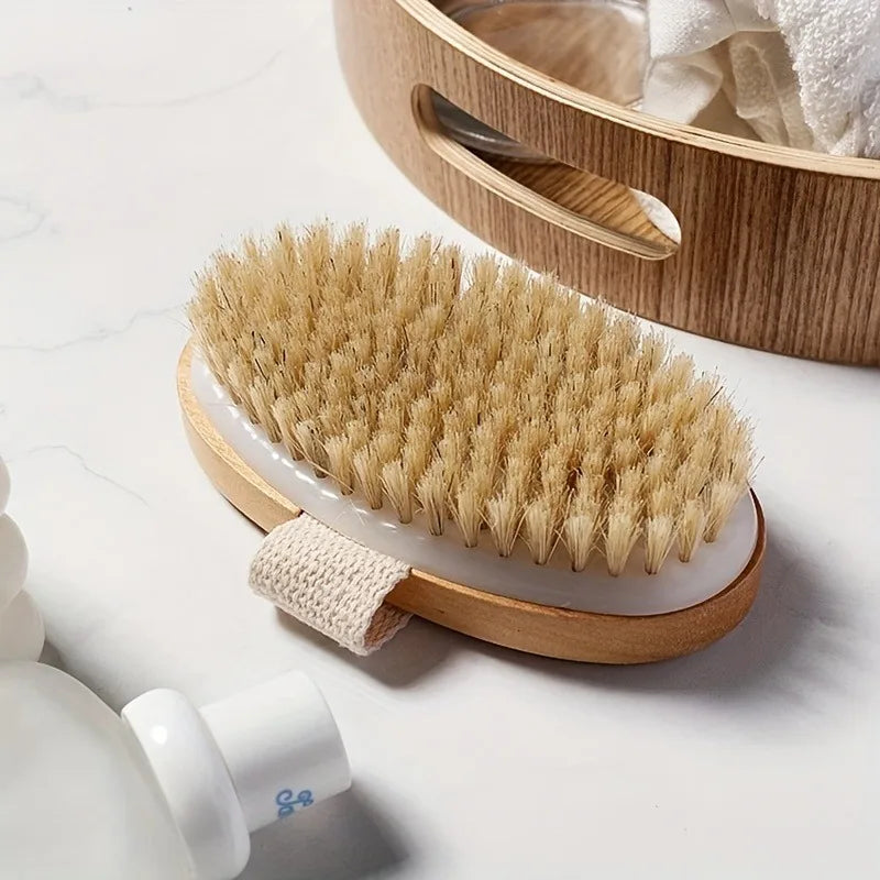 Natural Bristle Body Spa Brush — Swuffy
