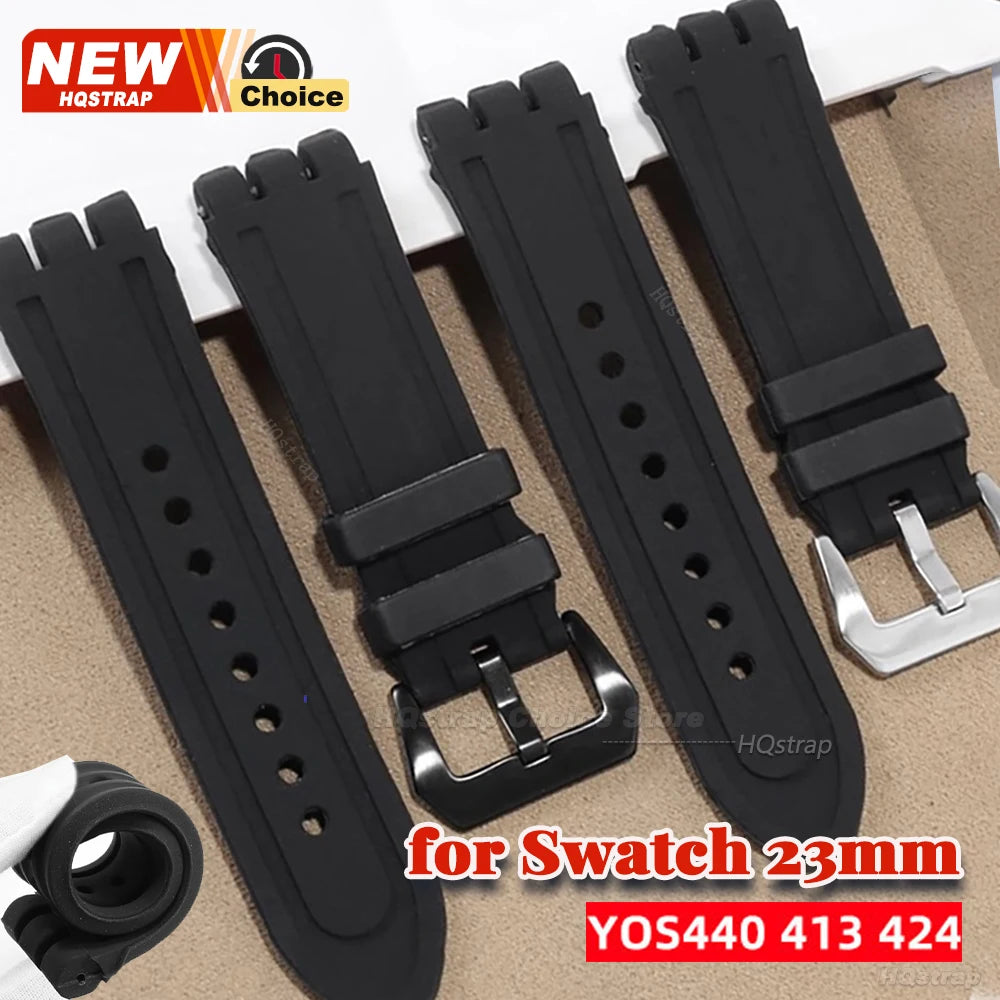 Silicone Strap Swatch Replacement Wristband — Swuffy