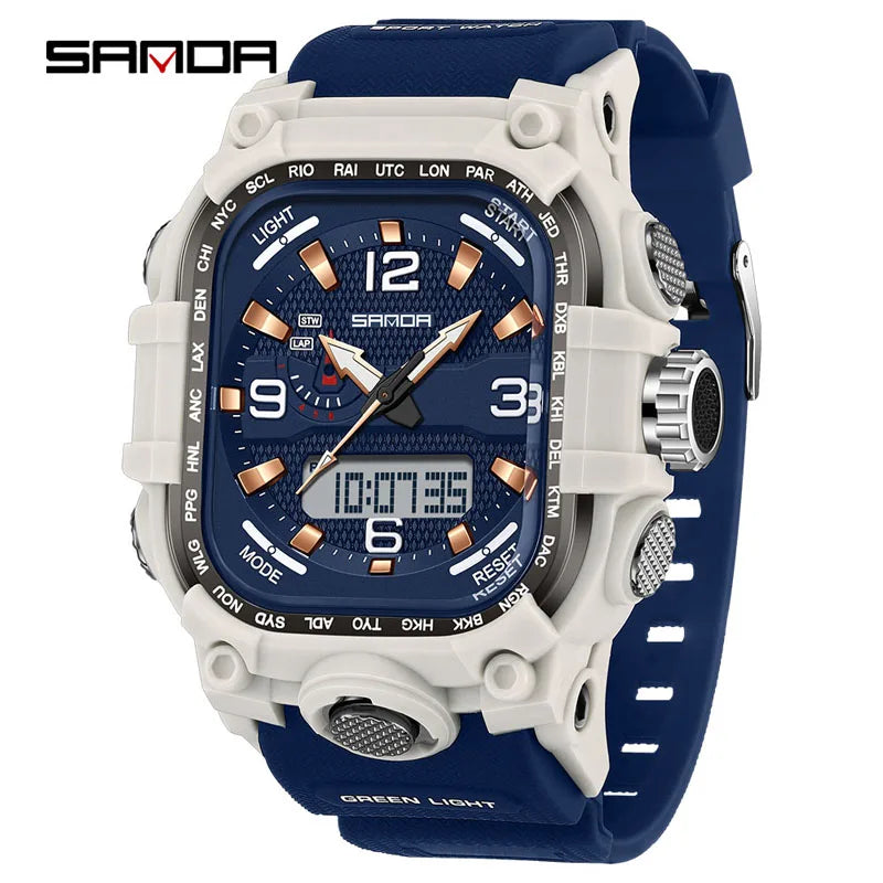 Sanda Electronic Watch Luminous Alarm — Swuffy