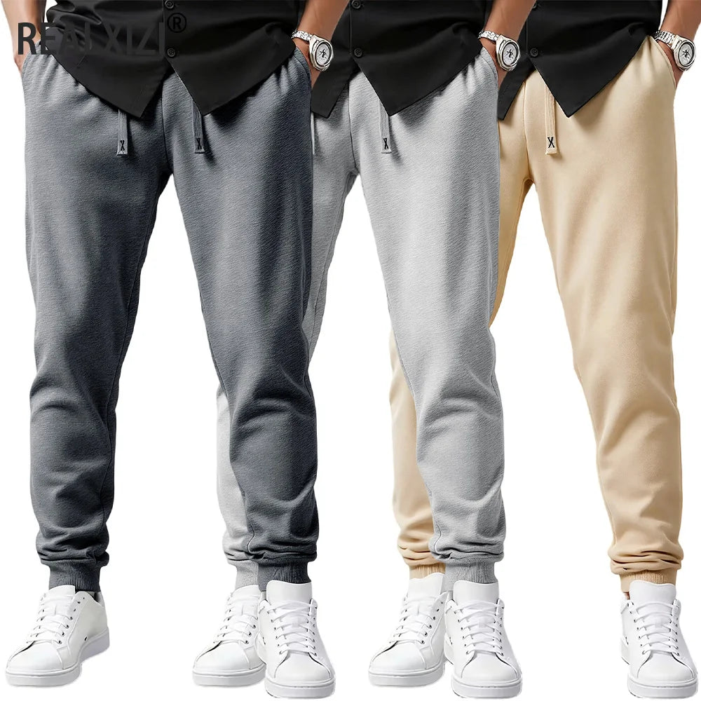 Solid Casual Sports Pants Drawstring — Swuffy