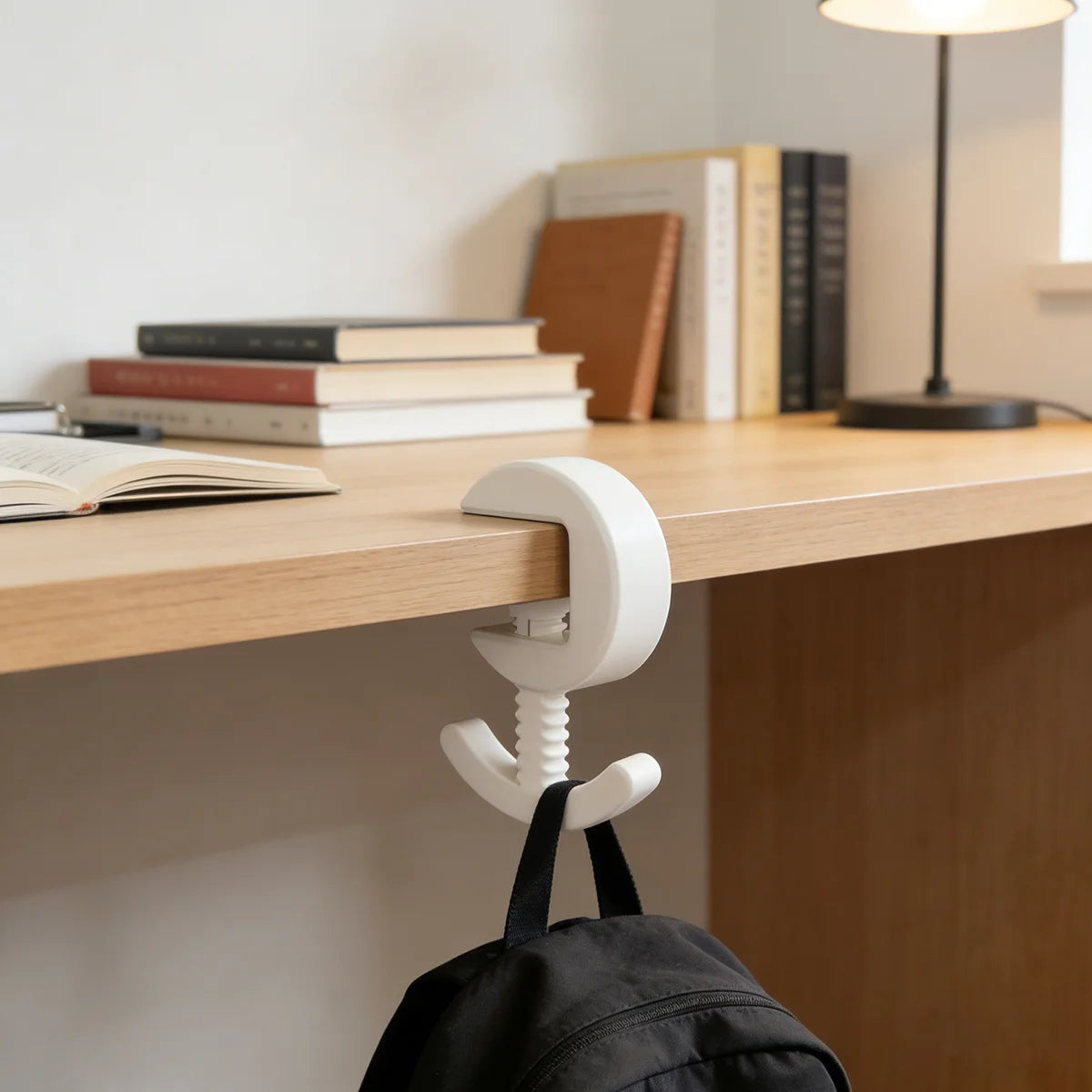 Shaped Adjustable Desktop Hook Storage — Swuffy