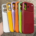 Lichee Pattern Cortex Leather Phone — Swuffy