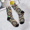 Darts Game Retro Socks Breathable — Swuffy