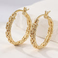Classic Twist Shape Hoop Earrings — Swuffy