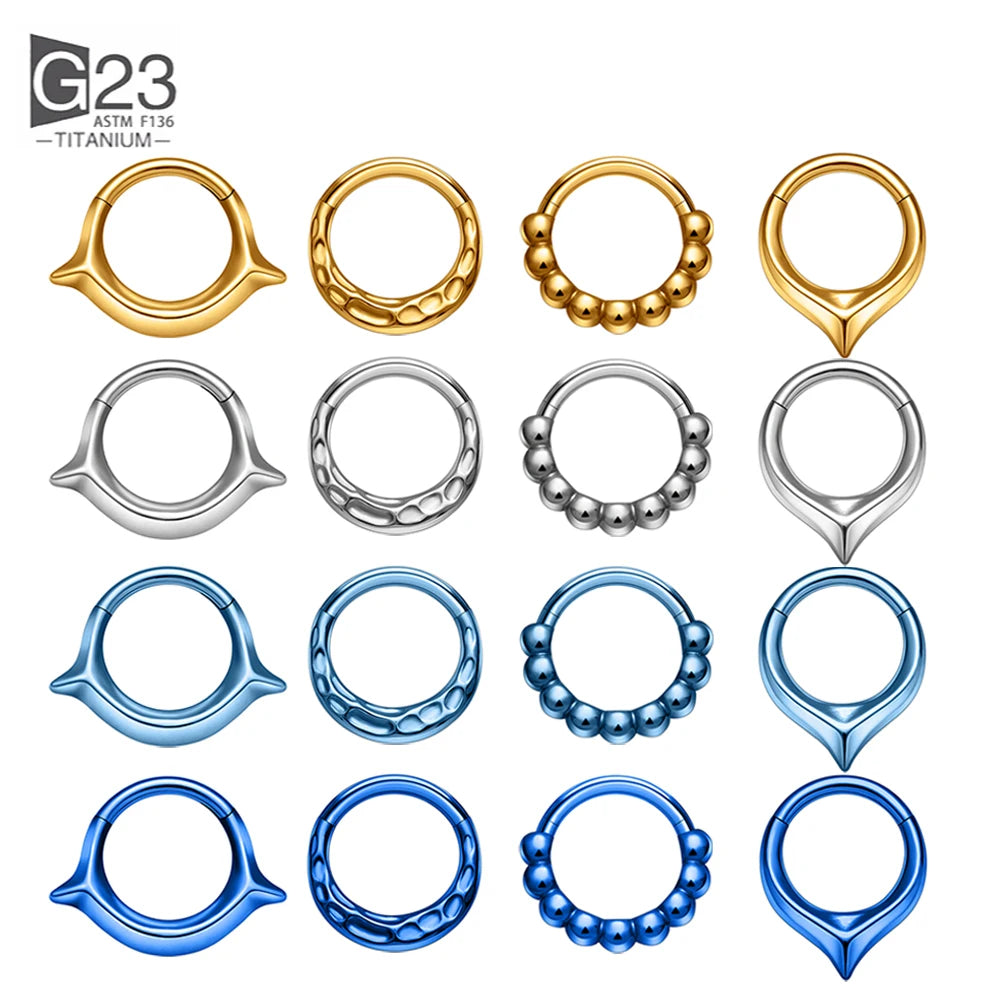 Astm Titanium Hinged Septum Ear — Swuffy
