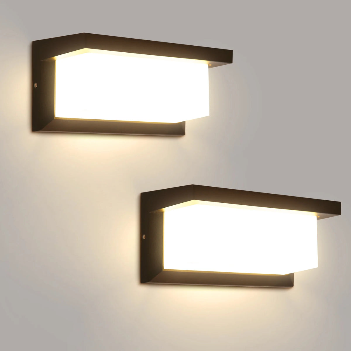 LED Vintage Rectangle Wall Lamp — Swuffy