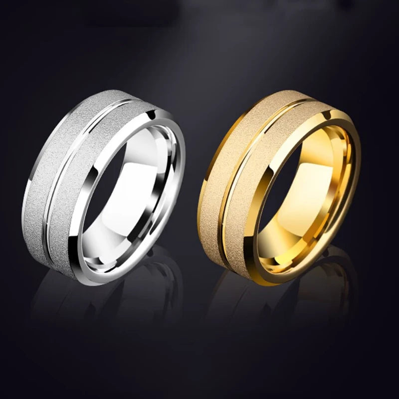 Stainless Steel Matte Rings Deep — Swuffy
