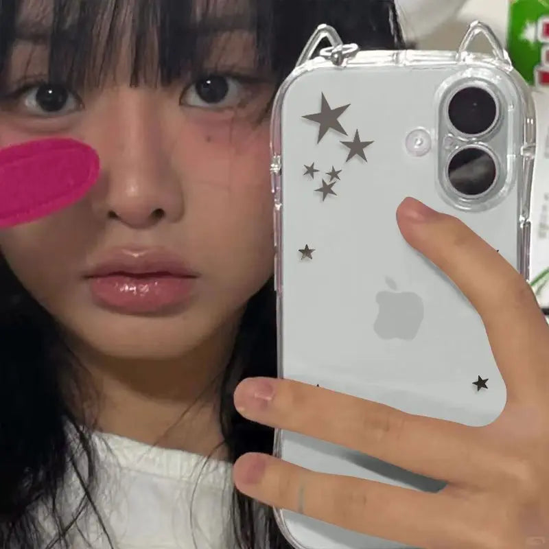 Pentagram Star Cat Ears Phone — Swuffy