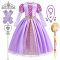Girls Rapunzal Princess Dress Girls — Swuffy