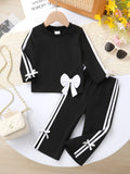 Baby Girls Spring Outfit Bow — Swuffy