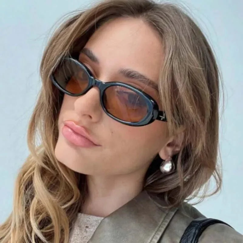 Vintage Square Sunglasses Designer Brand — Swuffy